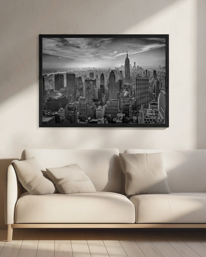 Hazy Gotham - Poster / Art Print - interiör