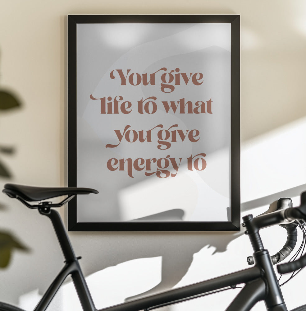 Life Energy - Poster / Art Print - interiör
