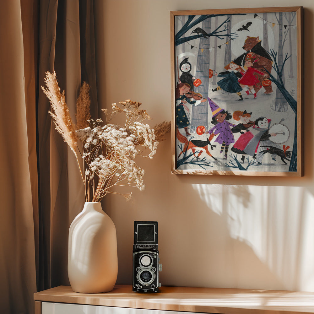 Halloween parade - Poster / Art Print - interiör