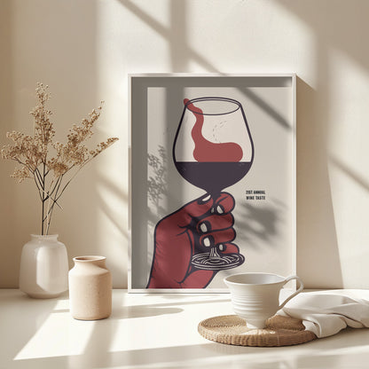 21st Annual Wine Taste - Poster / Art Print - interiör