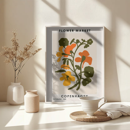 Flower Market. Copenhagen - Poster / Art Print - interiör