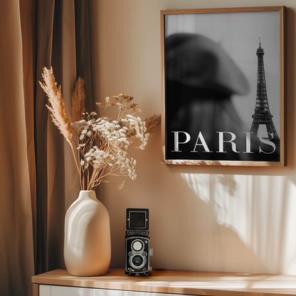 Paris Text 4 - Poster / Art Print - interiör