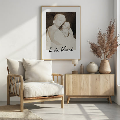 Madonna and Child - Poster / Art Print - interiör