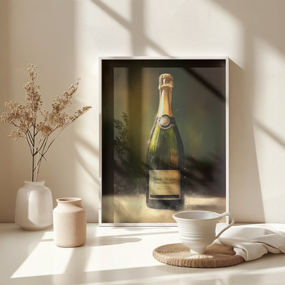 Drink Champagne - Poster / Art Print - interiör