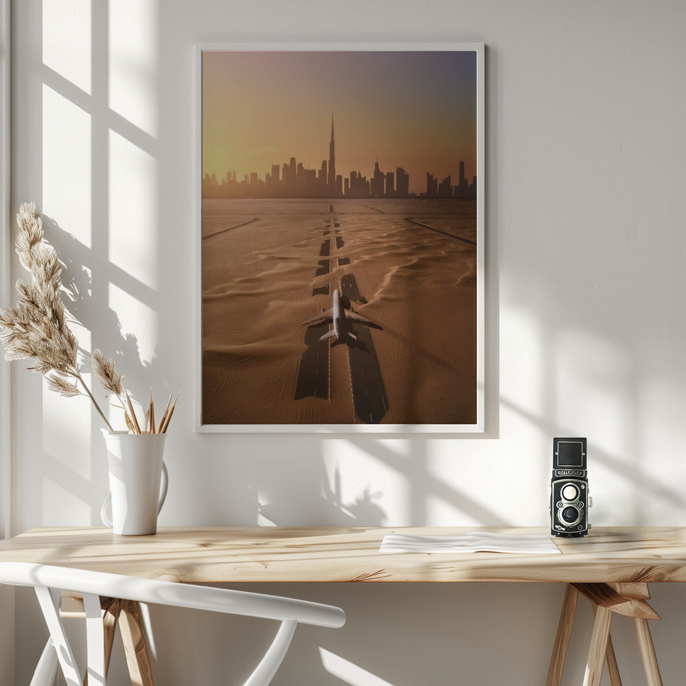 Taking off from Nowhere - Poster / Art Print - interiör