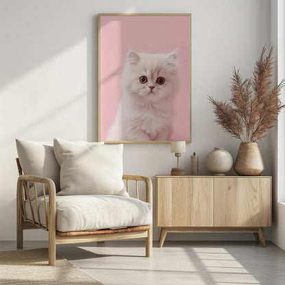 Kitty 4 - Poster / Art Print - interiör