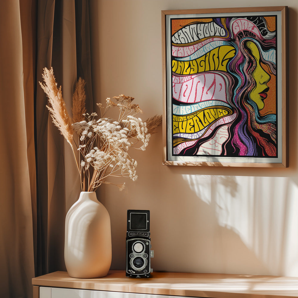 Only Girl in the World - Poster / Art Print - interiör
