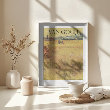 Wheat Field With View of Arles (1888) - Poster / Art Print - interiör