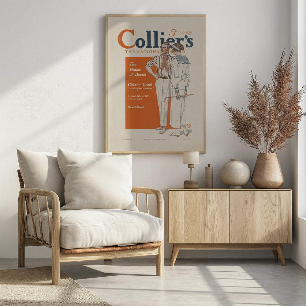 Collier's, The National. The House of Devils - Poster / Art Print - interiör