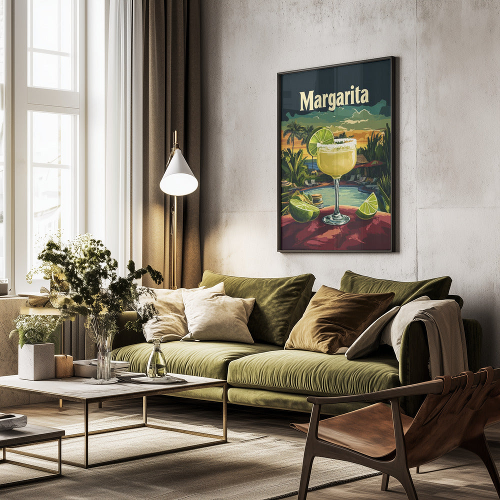 Margarita Vintage - Poster / Art Print - interiör