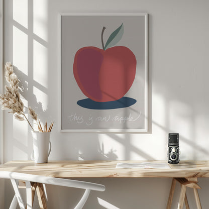 This is an Apple - Poster / Art Print - interiör