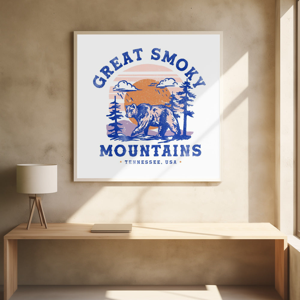 Great Smoky Mountains National Park Tennessee - Poster / Art Print - interiör