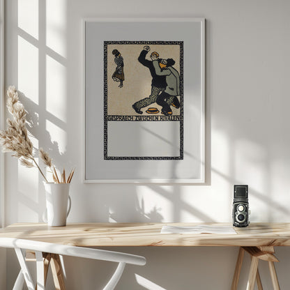 Conversation Between Rivals - Poster / Art Print - interiör