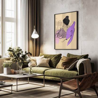 Mädchen 2 - Poster / Art Print - interiör