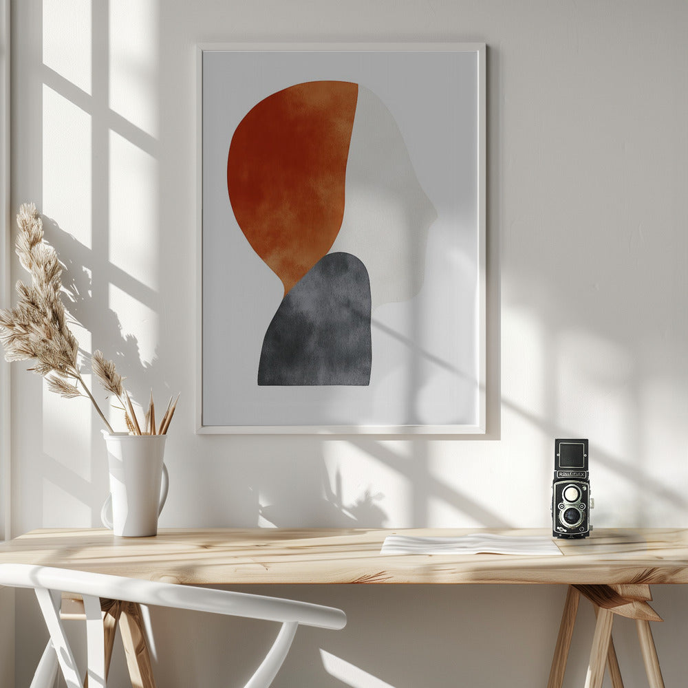 Abstract Minimalist Shapes No 2 - Poster / Art Print - interiör