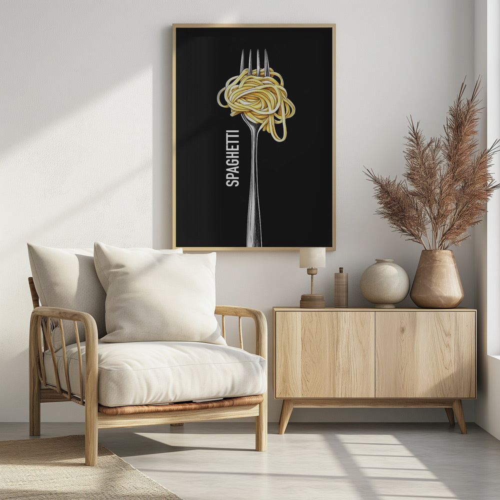 Spaghetti - Poster / Art Print - interiör