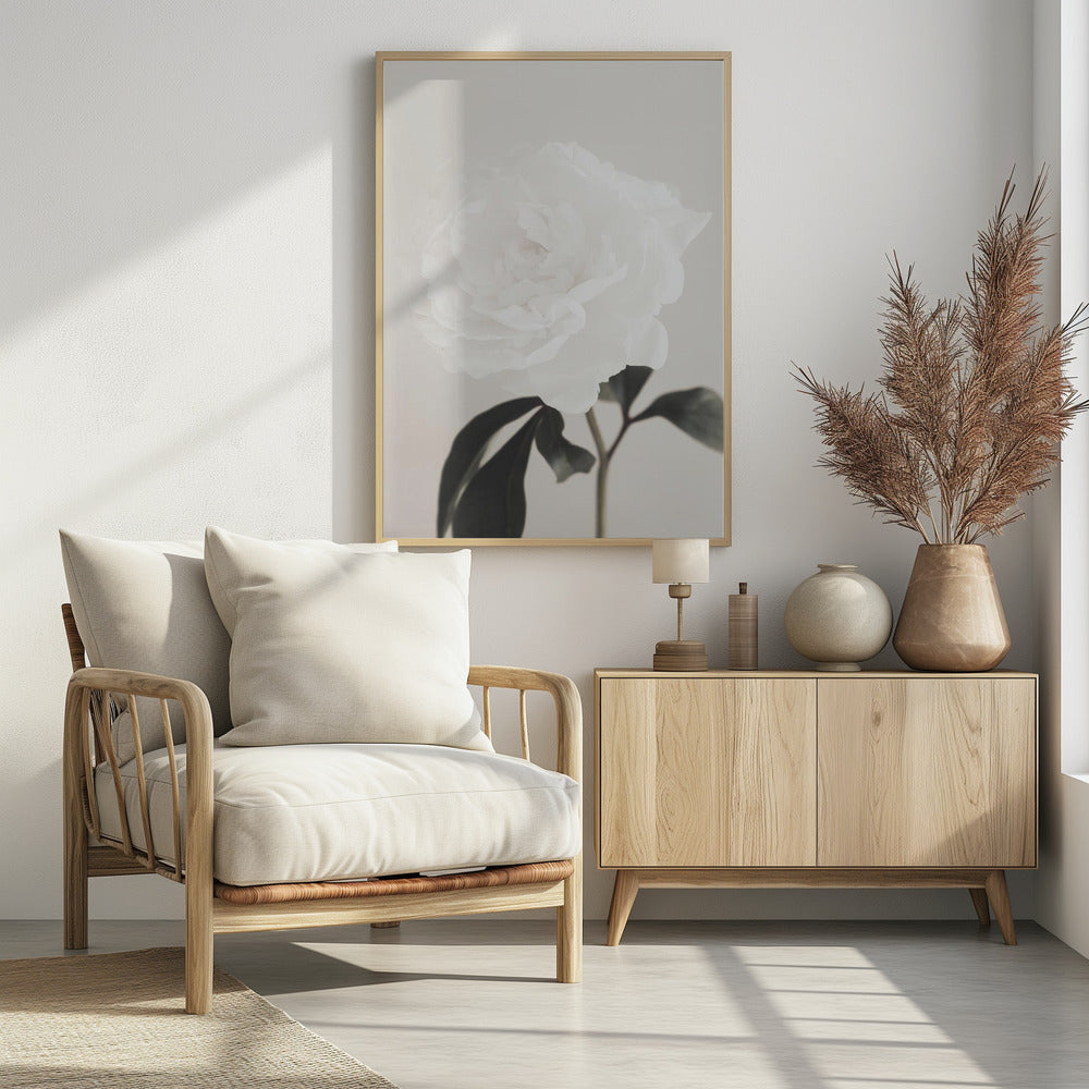 Peony 03 - Poster / Art Print - interiör