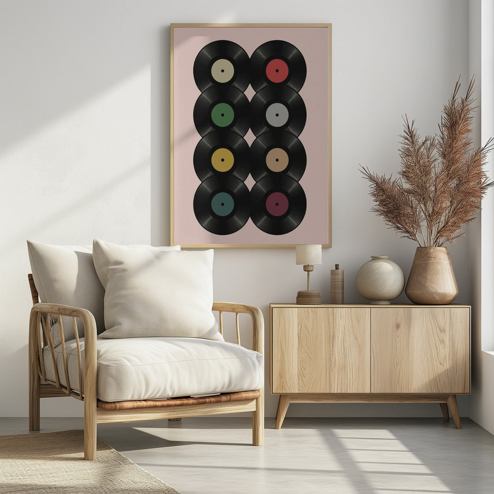 Eight Spins - Poster / Art Print - interiör