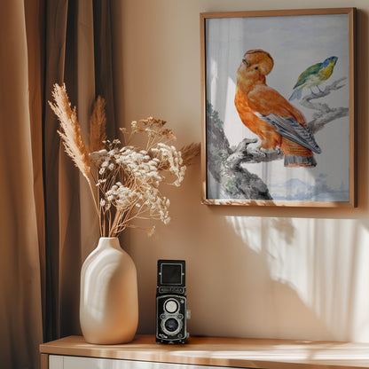 Two Exotic Birds - Poster / Art Print - interiör