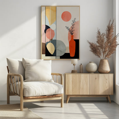 Essence In Geometry - Poster / Art Print - interiör