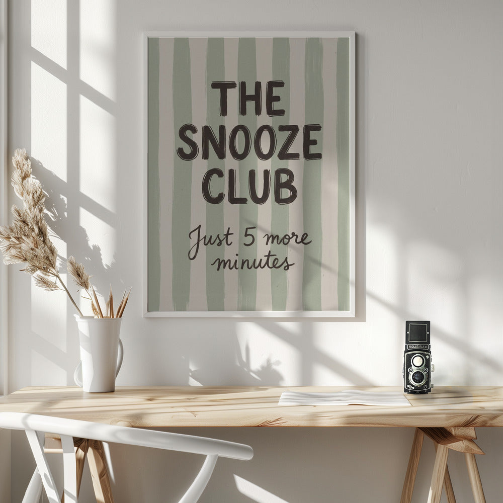 The Snooze Club - Poster / Art Print - interiör