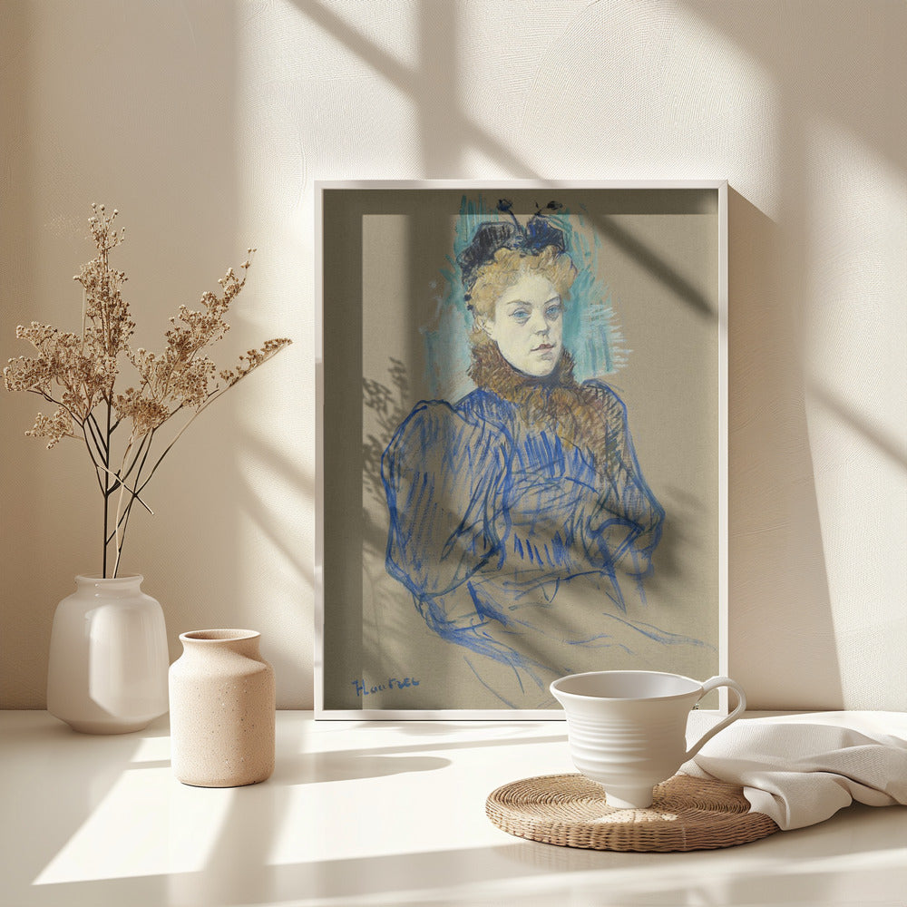 May Milton Portrait (1895) - Poster / Art Print - interiör
