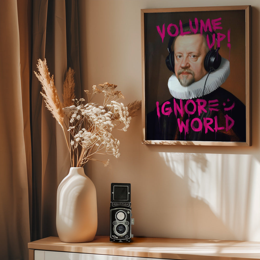 Volume Up - Poster / Art Print - interiör