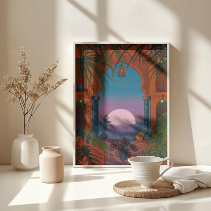 TROPICAL PORTAL - Poster / Art Print - interiör