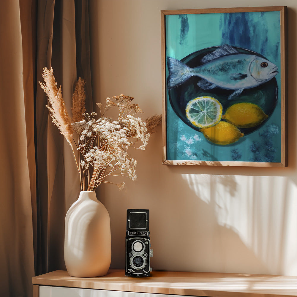 A Fishplate - Poster / Art Print - interiör