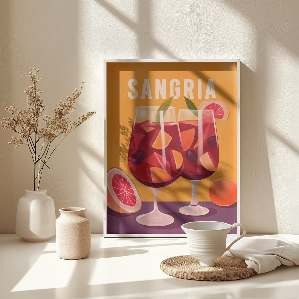 Sangria - Poster / Art Print - interiör