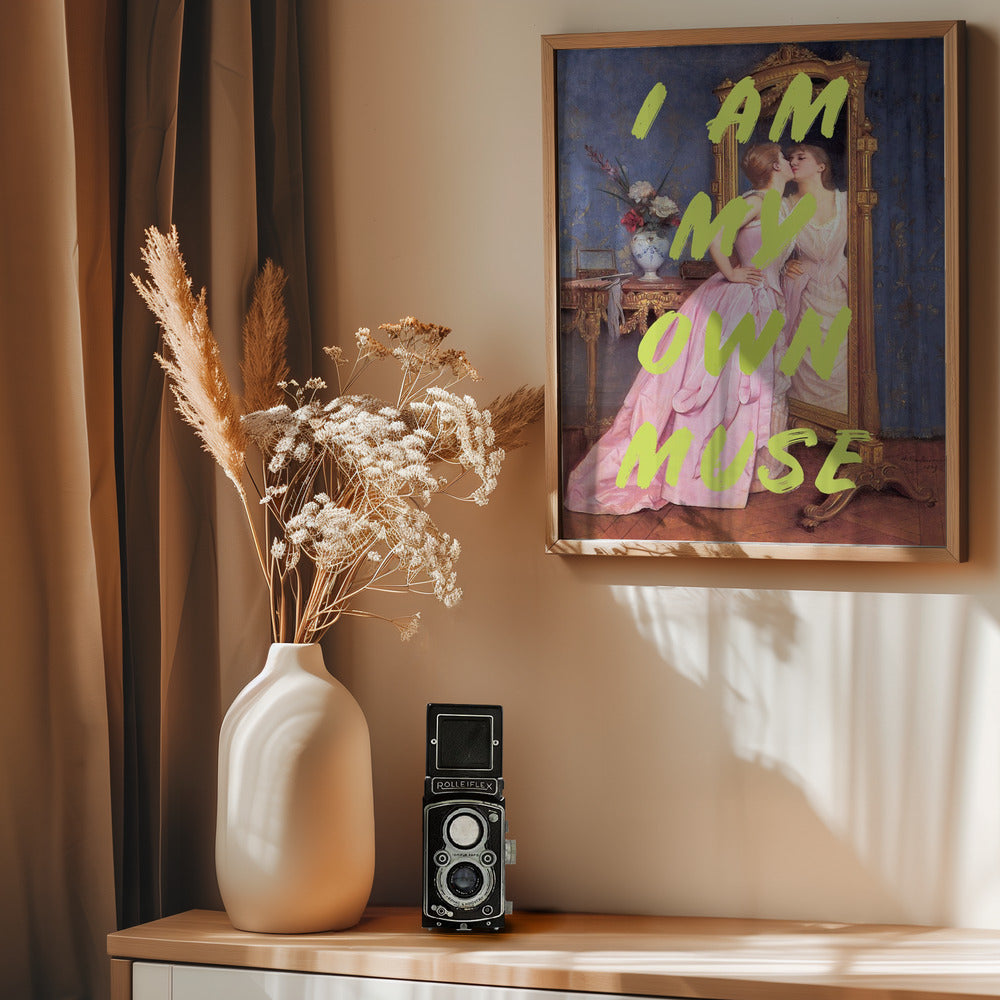 My own muse - Poster / Art Print - interiör