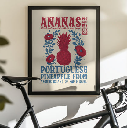 Pineapple kitchen print - Poster / Art Print - interiör
