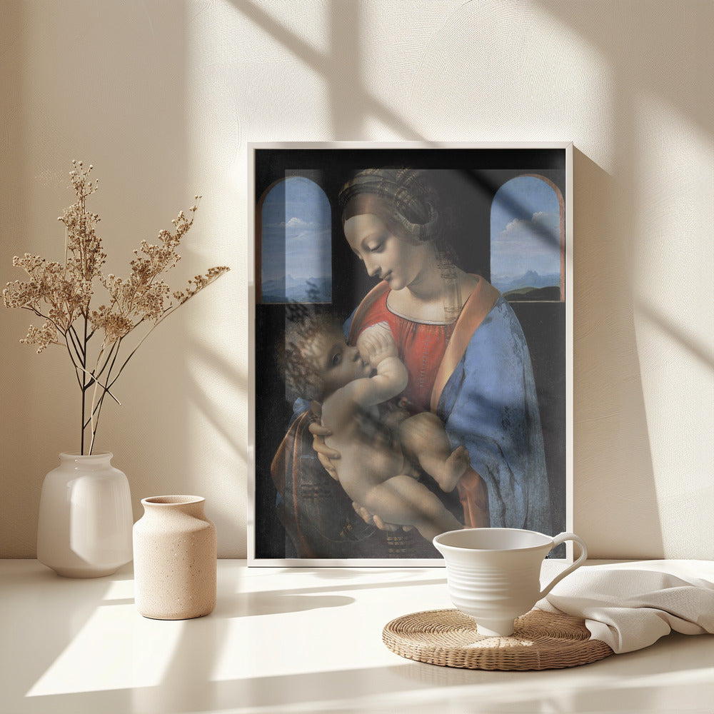 Madonna Litta - Poster / Art Print - interiör