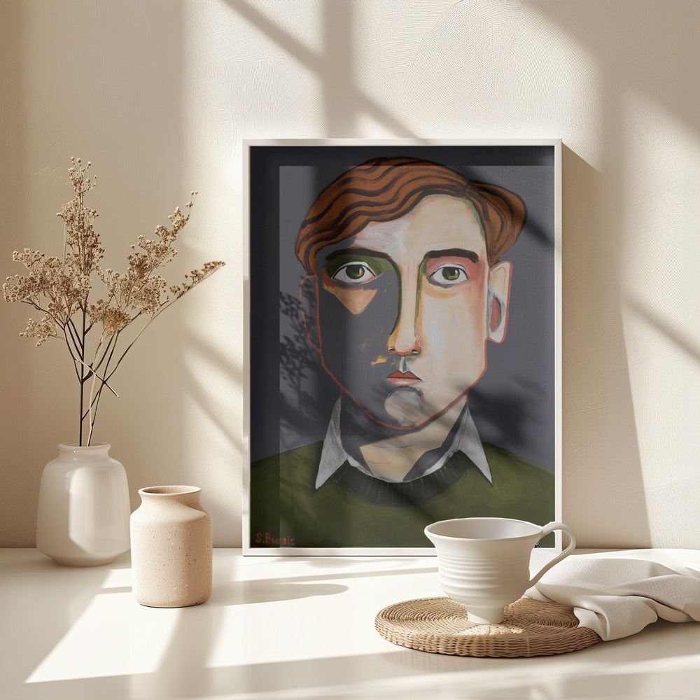 Albert Blending In - Poster / Art Print - interiör