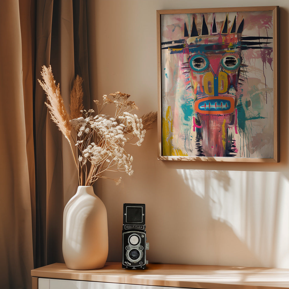 Totem abstract - Poster / Art Print - interiör