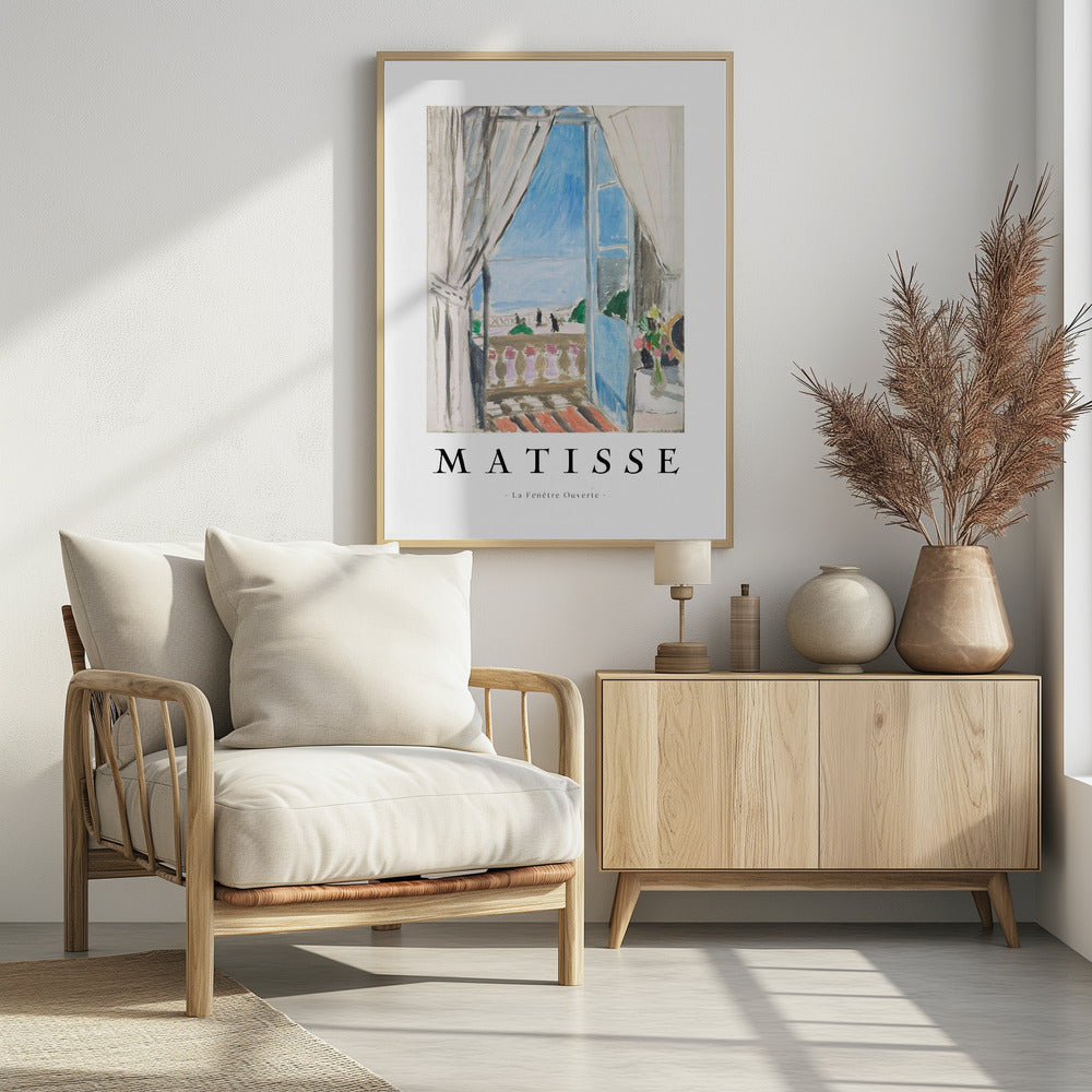 La Fenêtre Ouverte - Poster / Art Print - interiör