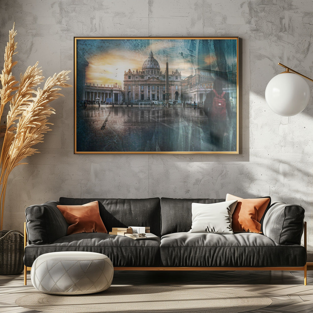 St. Peter's Square - Poster / Art Print - interiör