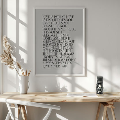 Love Is - Poster / Art Print - interiör