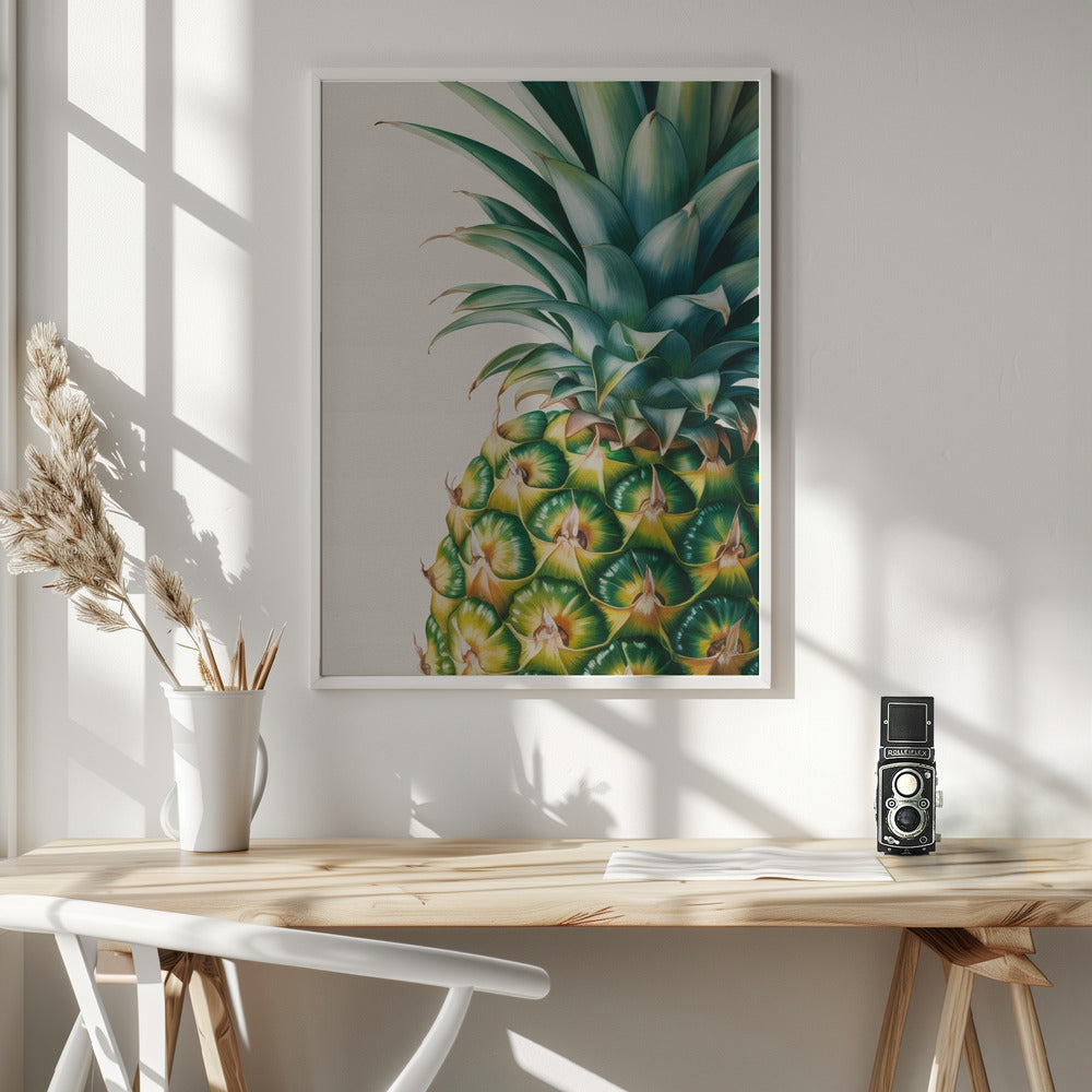 Pineapple Close Up - Poster / Art Print - interiör