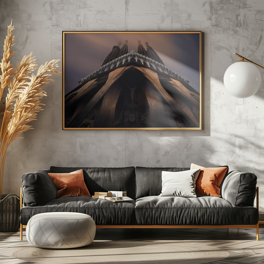 Sagrada Familia - Poster / Art Print - interiör
