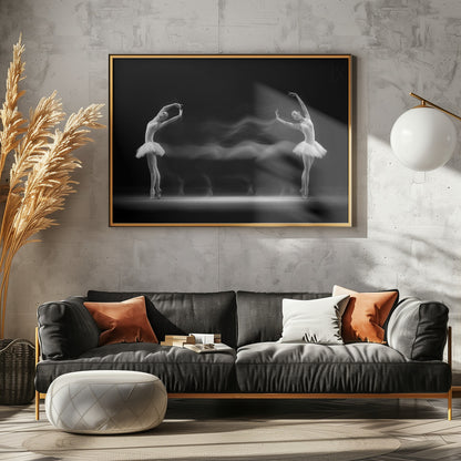 Double Pose - Poster / Art Print - interiör
