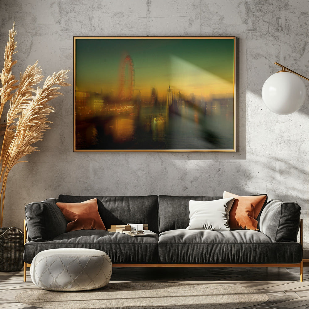 London at Dusk - Poster / Art Print - interiör
