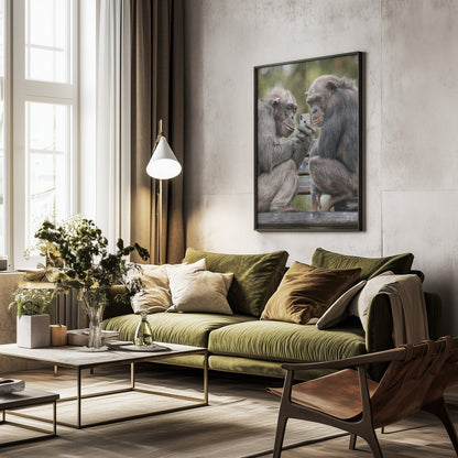 MonkeyPhone - Poster / Art Print - interiör