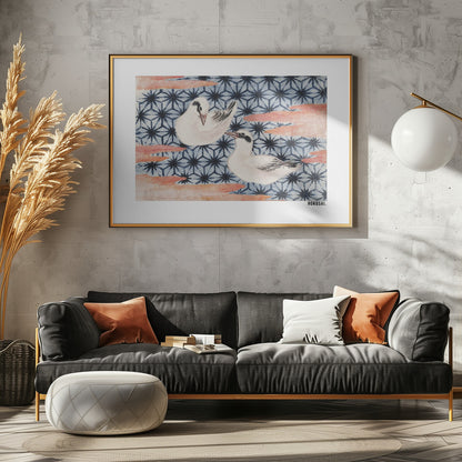 Birds From Album of Sketches (1814) - Poster / Art Print - interiör