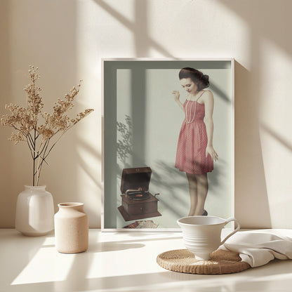 Pin Up Girl III - Poster / Art Print - interiör