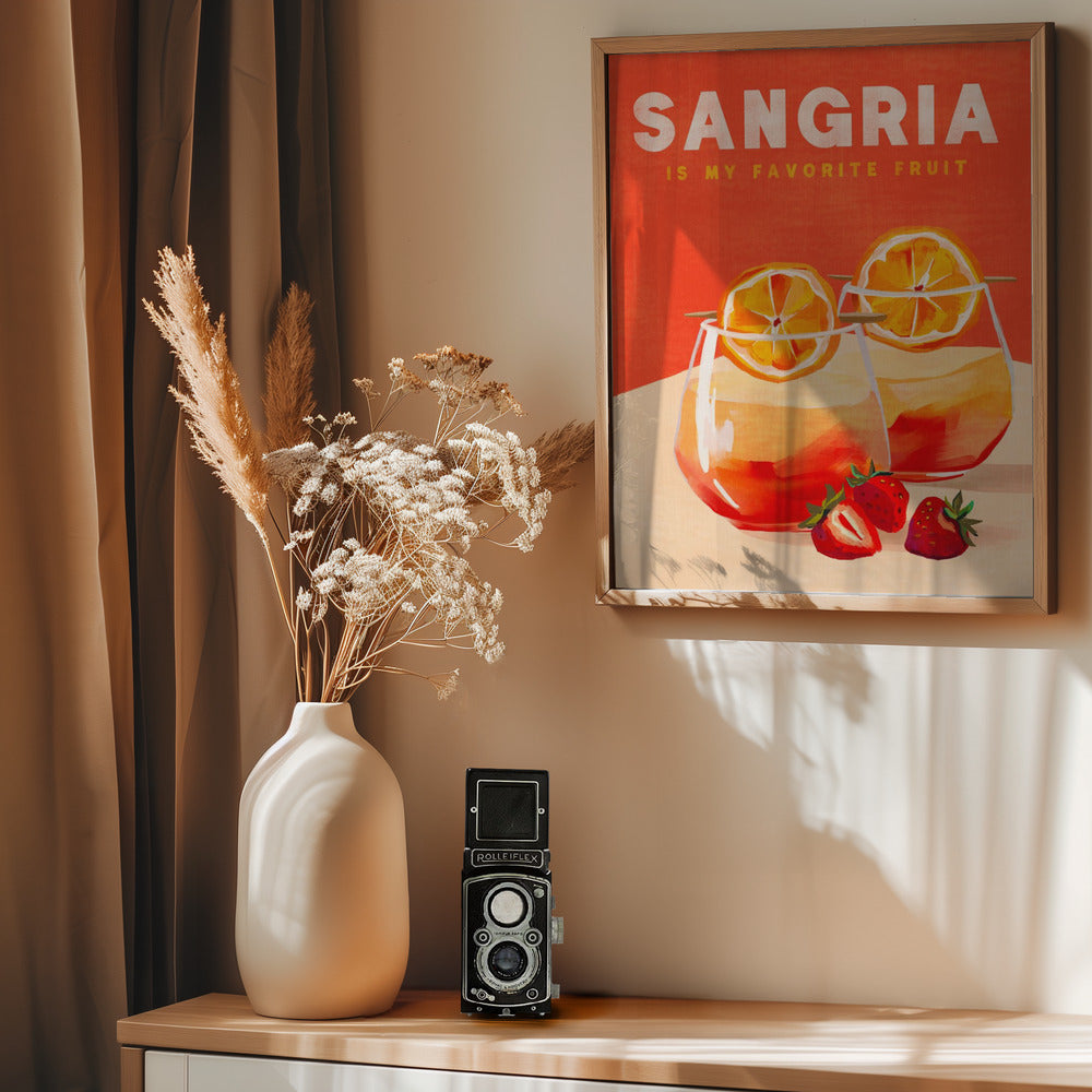 Sangria - Poster / Art Print - interiör
