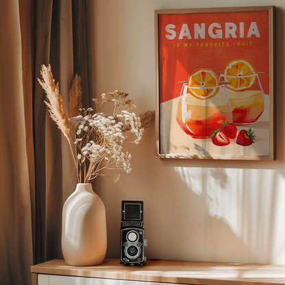 Sangria - Poster / Art Print - interiör
