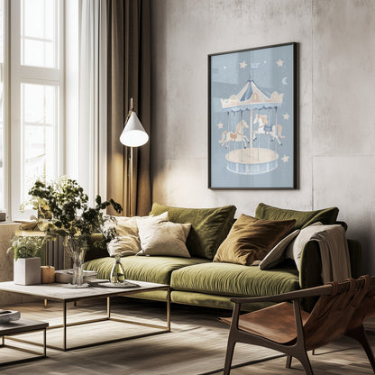 Happycarousel - Poster / Art Print - interiör