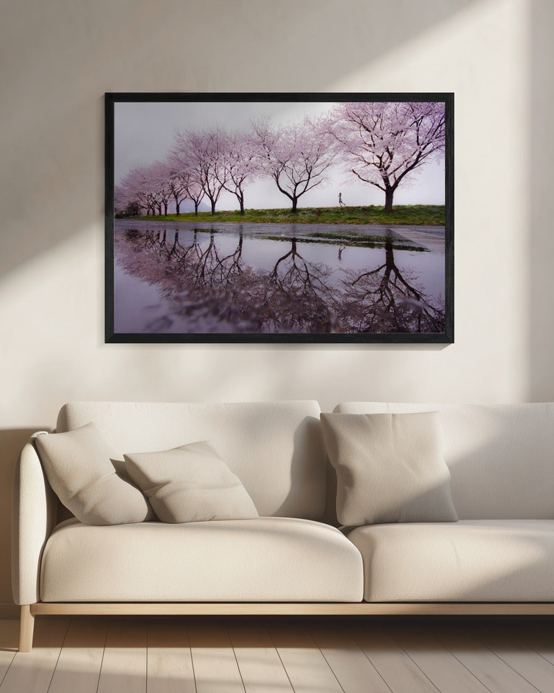 Rain of spring - Poster / Art Print - interiör