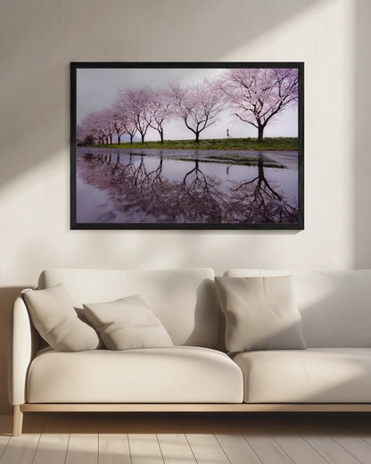 Rain of spring - Poster / Art Print - interiör